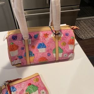 Dooney & Bourke Cupcake Bag & Wristlet